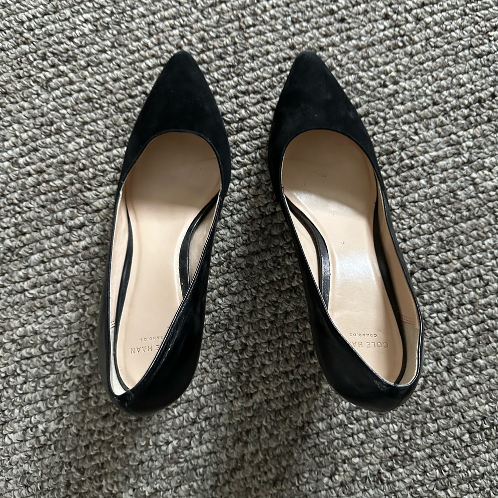 Cole Haan Suede and Leather Heels, 8 M, EUC